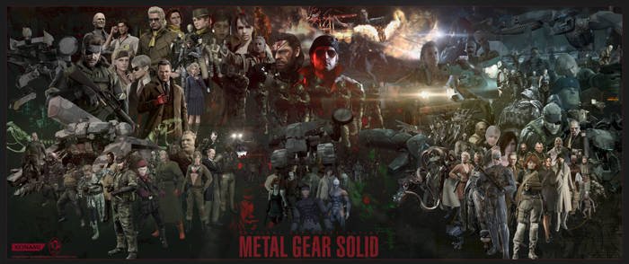 Imagenes de los personajes de la saga de Metal Gear